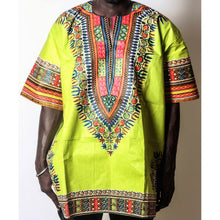 Load image into Gallery viewer, African Dream Light Green Dashiki Men Top