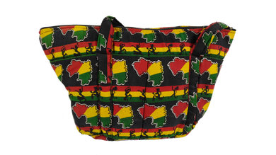 Dancing African Ankara Pattern Shoulder Bag