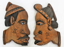 Load image into Gallery viewer, Gambian Village Man &amp; Woman Wooden Ornament