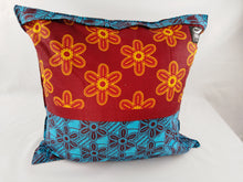 Load image into Gallery viewer, Small Flower Pattern Ankara Style Cushions - Set Of 2
