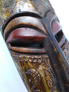 African Golden Warrior Mask
