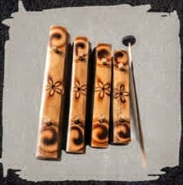 Bamboo Burn Motif Cungklik