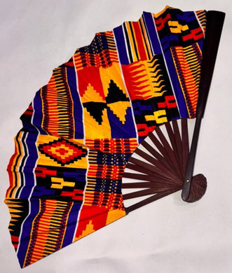 Vibrant Ankara Hand Fan