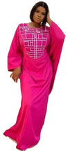 Load image into Gallery viewer, MaDina Fashion Women&#39;s Cotton Kaftan Long Dress