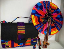 Load image into Gallery viewer, Women&#39;s Classic African Handbag with Fan