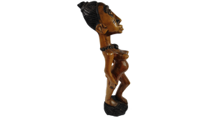 Traditional Short African Woman Statue