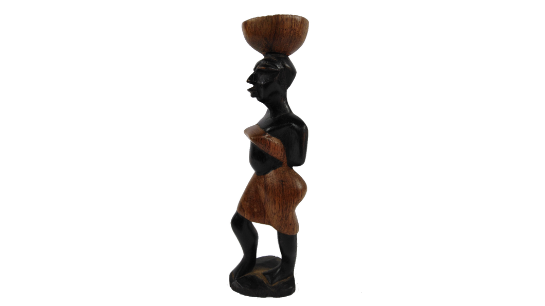 Traditional Mysterious African Woman Statue