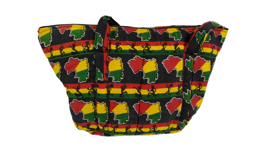 Dancing African Ankara Pattern Shoulder Bag