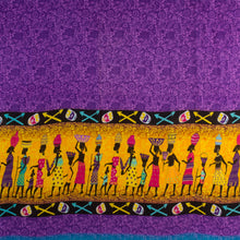 Load image into Gallery viewer, Sexy Purple Traditional Village Cotton Wrap Around