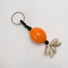Load image into Gallery viewer, Orange African Egg Ball Key ring