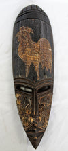 Load image into Gallery viewer, Gambian Rooster Warrior Wooden Mask