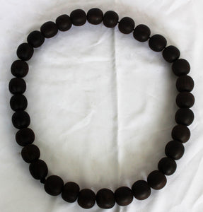 Real Ebony Necklace Black