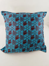 Load image into Gallery viewer, Small Flower Pattern Ankara Style Cushions - Set Of 2