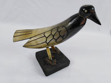 Load image into Gallery viewer, African Cow Horn Bird Sculpture