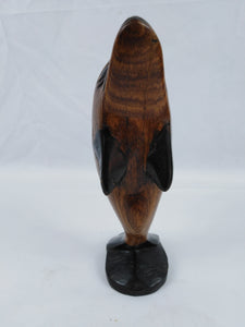 African Carved Dolphin Sculpture Small