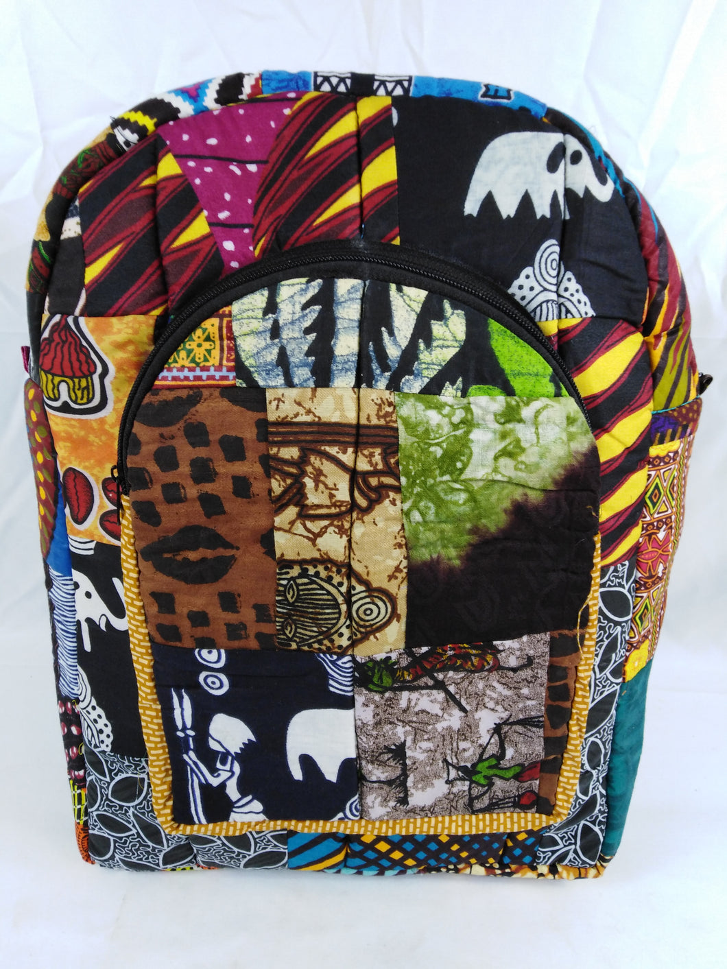 African Multi Pattern Ankara Bag Medium