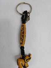 Load image into Gallery viewer, African Map Authentic Elephant Key Ring